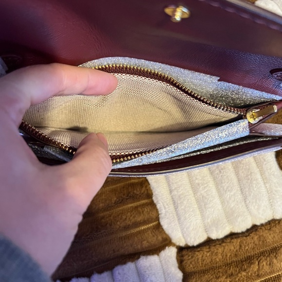 Coach 1941 Glove Tanned Leather Clutch in Rose NWTS! - Picture 7 of 10